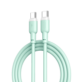 XO NB208B Liquid Silicone Data Type-C to Type-c 60W cable Πράσινο
