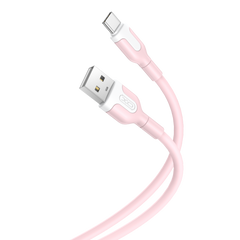 XO NB212 2.1A USB Καλώδιο για Type-C Ροζ