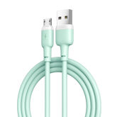 XO NB208 Καλώδιο Μεταφοράς Δεδομένων Micro Σιλικόνης Πράσινο