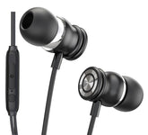 XO EP56 Μεταλλικά Ακουστικά Handsfree in-ear Type C Μαύρα