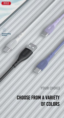 XO NB159 2.0A USB Καλώδιο για Lightning 1.2m Μωβ
