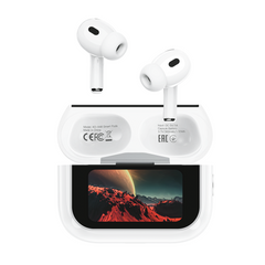 XO X48 Smart TWS Ακουστικά 5ης Γενιάς με Οθόνη (Λευκά)
