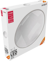 Avide LED Μοντέρνα Πλαφονιέρα Οροφής Larissa 24W 375x70mm Λευκό 4000K
