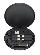 XO CX031 Αντάπτορας Family Box + Μαγνητικός ασύρματος φορτιστής 15W Μαύρο