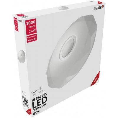 Avide LED Μοντέρνα Πλαφονιέρα Οροφής Heracles 24W 395x66mm Θερμό 3000K