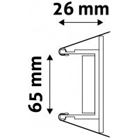 Avide GU10 Πλαίσιο Τετράγωνο Σαγρέ Ανθρακί