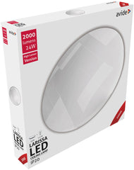 Avide LED Μοντέρνα Πλαφονιέρα Οροφής Larissa 24W 375x70mm Θερμό 3000K