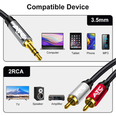 Καλώδιο ATC HQ 3.5mm Αρσενικό / 2 x RCA 5m