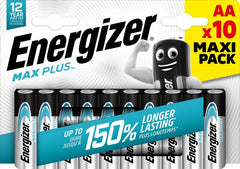 Energizer Max Plus Alkaline Battery ΑΑ E91 LR6(10 τμχ)