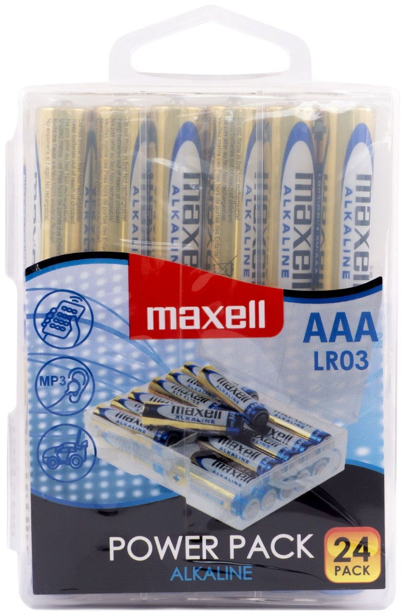 MAXELL Αλκαλικές Μπαταρίες LR03 AAA (24 τμχ)