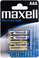 MAXELL Αλκαλικές Μπαταρίες LR03 AAA (4τμχ)