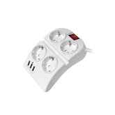 Technik Πολύπριζο 4 Θέσεων με Διακόπτη & 3 Θύρες USB 16A 1.5m