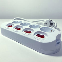 Technik Επαγγελματικό Πολύπριζο 4 Θέσεων με Καλώδιο 1,5m (1,5mm2) και 4 Διακόπτες16A