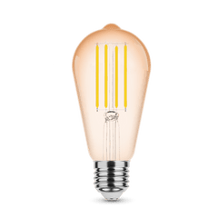 Modee Lighting Λάμπα Filament LED Amber ST58 4W E27 320° 1800K (360 lumen)