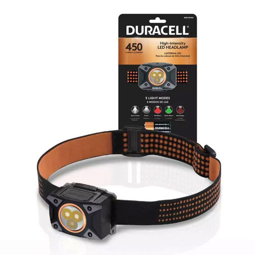Duracell Φακός Κεφαλής DH450SE (+3AAA) IPX4 450lm B1
