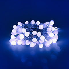 Modee Lighting Χριστουγεννιάτικα Λαμπάκια LEDΤύπου Berry με Αντάπτορα (100LED/10m/10cm) Ψυχρό Λευκό