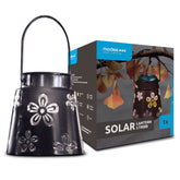 Modee Lighting Ηλιακό Φωτιστικό Τοίχου LEDLT008B 11x11,5cm Μαύρο