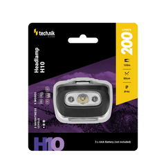 Technik Φακός Κεφαλής H10 LED με Κόκκινο Φως 200lm (3xAAA)