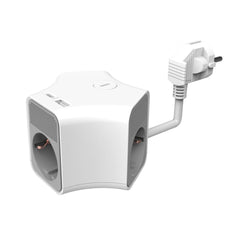 Technik Professional Στρογγυλό Πολύπριζο 3 Θέσεων 1,4m + USB-A + USB-C 16A