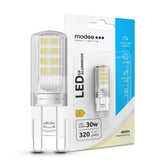Modee Lighting Λάμπα LED G9 Aluminium 2.6W 4000K (320 lumen) ERP B1