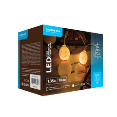 Modee Χριστουγεννιάτικα Φωτάκια LED Θερμό (10LED/1.35m/15cm)