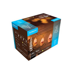 Modee Χριστουγεννιάτικα Διακοσμητικά Φωτάκια LED Μπαταρίας C1012 (10LED/1.35m/15cm) Θερμό