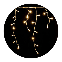 Modee Χριστουγεννιάτικα Φωτάκια LED με Αντάπτορα & Δυνατότητα Επέκτασης (200LED/4m/H70cm) Θερμό Λευκό