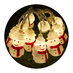 Modee Χριστουγεννιάτικα Διακοσμητικά Φωτάκια LED Μπαταρίας C1012 (10LED/1.35m/15cm) Θερμό