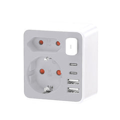 Technik Professional Πρίζα Επέκτασης 2 Θέσεων 2xUSB-C & 2xUSB-A με Διακόπτη