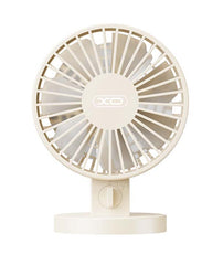 XO MF82 XO MF82 Επιτραπέζιος Ανεμιστήρας USB Διπλής Λεπίδας Μπεζ
