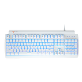 Meetion MT-MK600MX Μηχανικό Gaming Πληκτρολόγιο / Μπλέ Διακόπτες / Λευκό