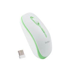Meetion MT-R547 2.4G Ασύρματο Ποντίκι / Λευκό & Πράσινο