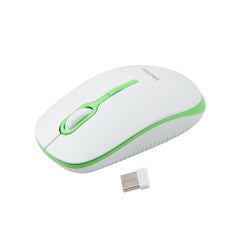 Meetion MT-R547 2.4G Ασύρματο Ποντίκι / Λευκό & Πράσινο