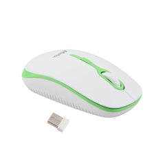 Meetion MT-R547 2.4G Ασύρματο Ποντίκι / Λευκό & Πράσινο