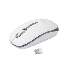 Meetion MT-R547 2.4G Ασύρματο Ποντίκι / Άσπρο & Γκρι