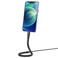 XO NB195 2 σε 1 USB Καλώδιο Φόρτισης & Βάση για Lightning 1.2m