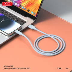 XO NB265 Μινιμαλιστικό Καλώδιο Type-C Μπλε