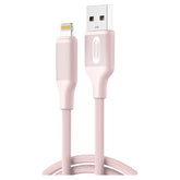 XO NB265 Μινιμαλιστικό Καλώδιο Lightning Ροζ