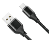 XO NB291 Καλώδιο Φόρτισης & Μεταφοράς Δεδομένων Type-C 6A Μαύρο