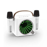 ATC-14 Ασύρματο Ηχείο Καραόκε με 2 Μικρόφωνα RGB