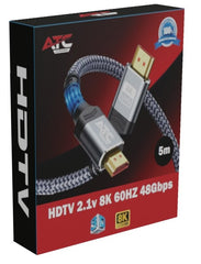 ATC Καλώδιο HDTV 2.1V 8K 60HZ 48Gbps 5m