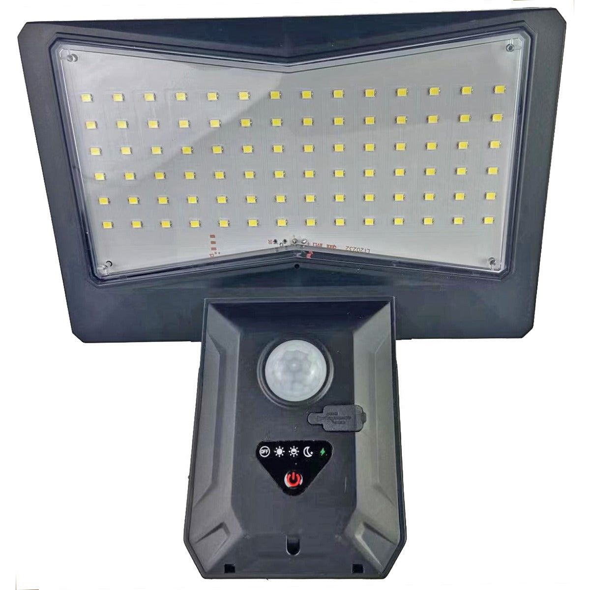 Entac Ηλιακό Φωτιστικό Τοίχου Πλαστικό 4W SMD με PIR