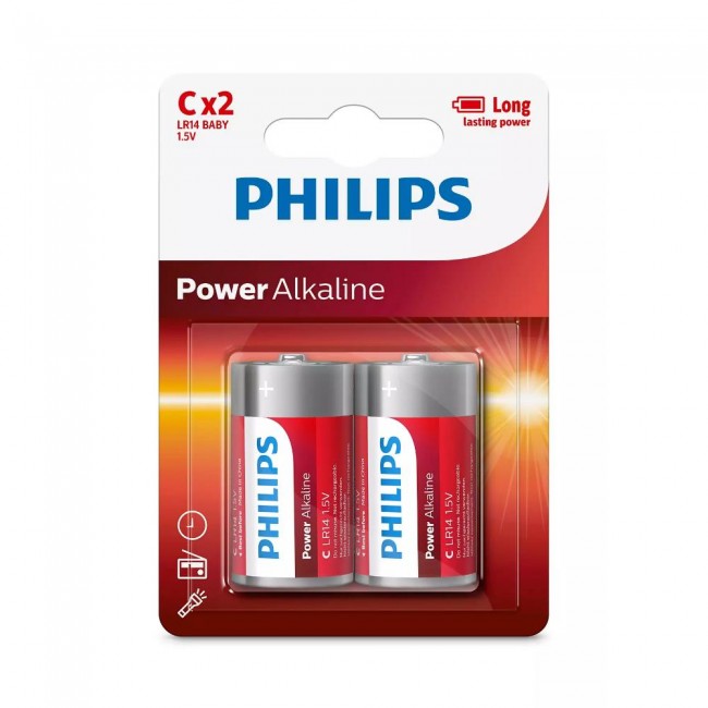 Philips Μπαταρίες LR14P2B/10 C