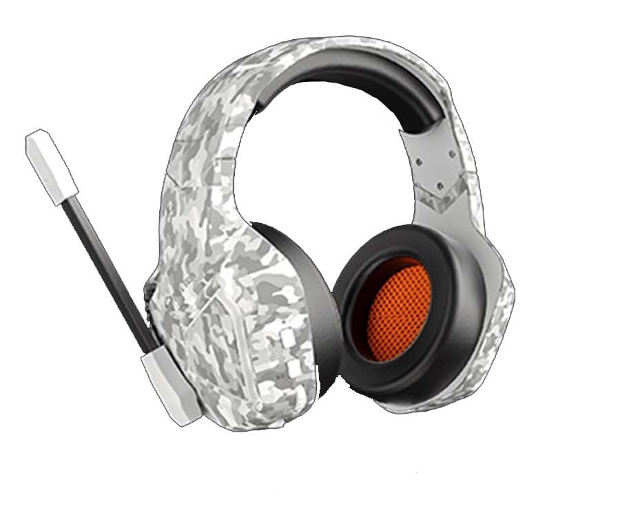 Meetion Ακουστικά Κεφαλής Gaming BTH014 Ενσύρματα & Bluetooth 2.4G Λευκή Παραλλαγή