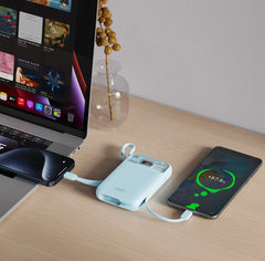 XO PR243 Powerbank Γρήγορης Φόρτισης 22.5W 10000mAh Μπλε