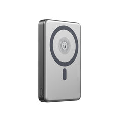 XO PR296 Powerbank Ταχείας Φόρτισης Μεταλικό με Μαγνήτη 10.000mAh Γκρι