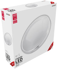 Avide LED Μοντέρνα Πλαφονιέρα Οροφής Pandora (Αλουμίνιο) 24W 380x110.0mm Θερμό 3000K