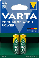 Varta Επαναφορτιζόμενες Μπαταρίες RTU AA 2100mAh (2τμχ)