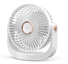 XO MF101 Επιτραπέζιος Ρυθμιζόμενος Ανεμιστήρας 1200mAh Λευκό