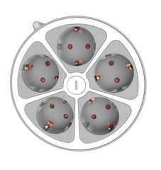 Technik Professional Στρογγυλό Πολύπριζο 5 Θέσεων 1,4m καλώδιο 16A